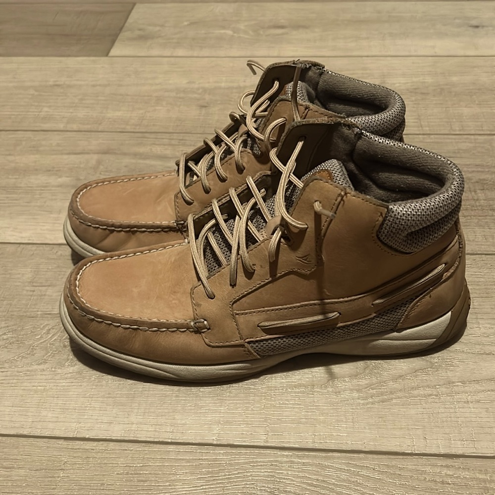 Sperry Women’s Top Sider Boat Shoes, Boot, Oat/Tan